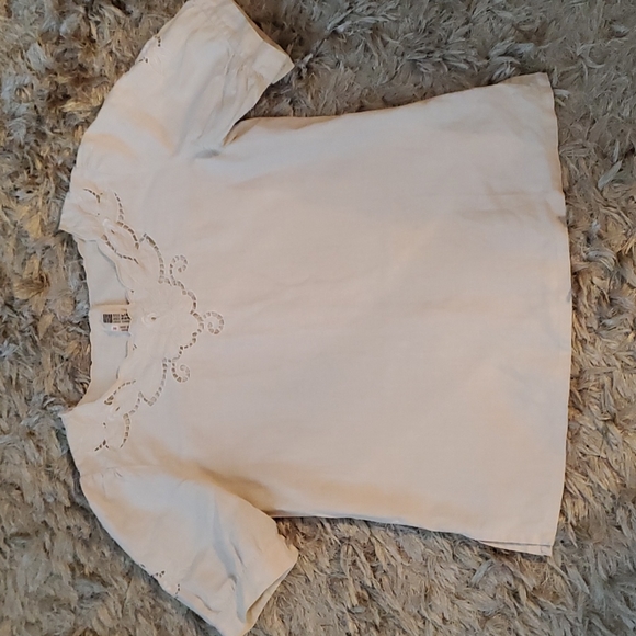 Vintage hand embroidered linen top - Picture 5 of 16